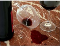 Tache de vin sur marbre Tache de vin sur marbre