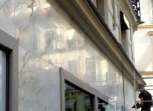 rénovation façade marbre Paris