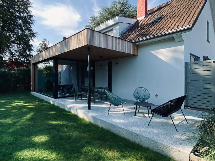 Création sur mesure d'un sol en granito terrazzo traditionnel